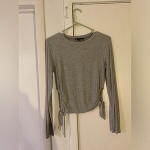 Kittenish long sleeve crop top